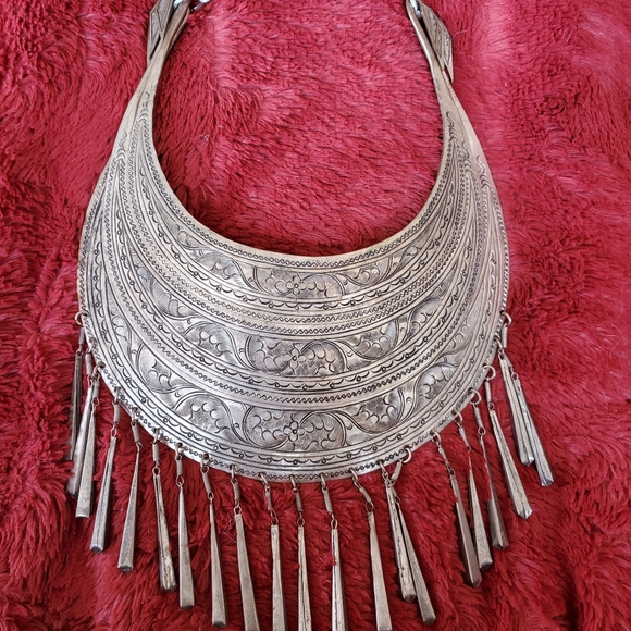 Vintage Avalon statement dangle necklace - Picture 7 of 8